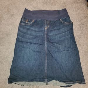 Maternity Jean skirt